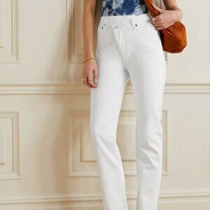 Agolde Criss Cross Straight Leg Jeans
